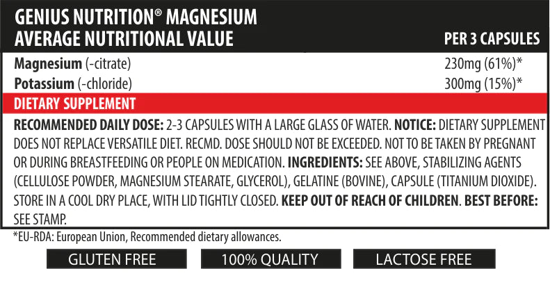 Genius nutrition magnesium