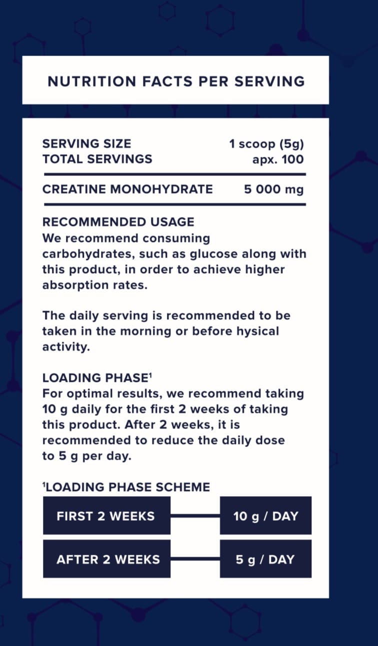 Veiny Galaxy Creatine Monohydrat 500g